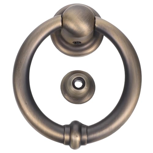 CLISPEED Sicherheits Türklopfer Aus Zinklegierung Antikes Design Haustürklopfer Für Zuhause Robuster Türbeschlag Für Außenbereich Einfache Montage 1 Stück von CLISPEED