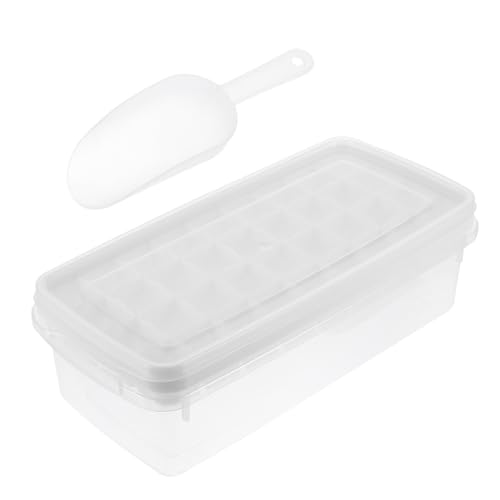CLISPEED Silikon Eiswürfelform mit Deckel Fächer Große Eiswürfelform Wiederverwendbar Bpa Frei Leicht zu Reinigen Platzsparend für Cocktails Getränke Home Use DIY Ice Maker CLISPEED Silikon Eiswürfelform mit Deckel Fächer Große Eiswürfelform Wiederverwendbar Bpa Frei Leicht zu Reinigen Platzsparend für Cocktails Getränke Home Use DIY Ice Maker von CLISPEED