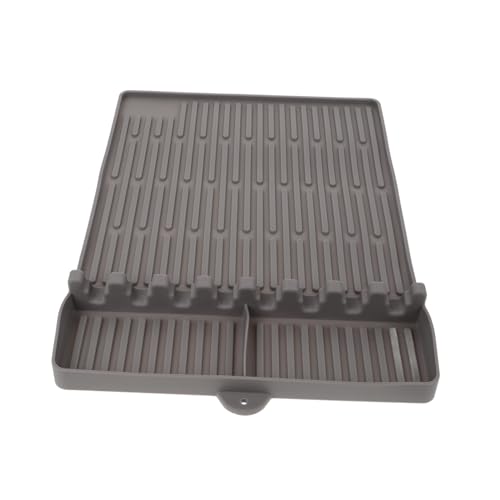 CLISPEED Silikon Grillmatte für Bbq Hitzebeständige Spatelmatte Lebensmittelecht Antihaft Oberfläche Praktisch für Grillvorbereitung und Küchenablage CLISPEED Silikon Grillmatte für Bbq Hitzebeständige Spatelmatte Lebensmittelecht Antihaft Oberfläche Praktisch für Grillvorbereitung und Küchenablage von CLISPEED