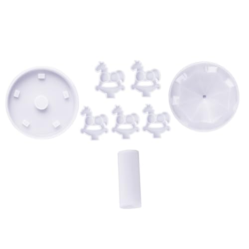 CLISPEED Silikonform DIY Epoxidharz Gießform für Karussell Deko Flexibel Reißfest Lebensmittelecht Bastelset für Individuelle Handwerksprojekte und Einzigartige Wohnaccessoires von CLISPEED