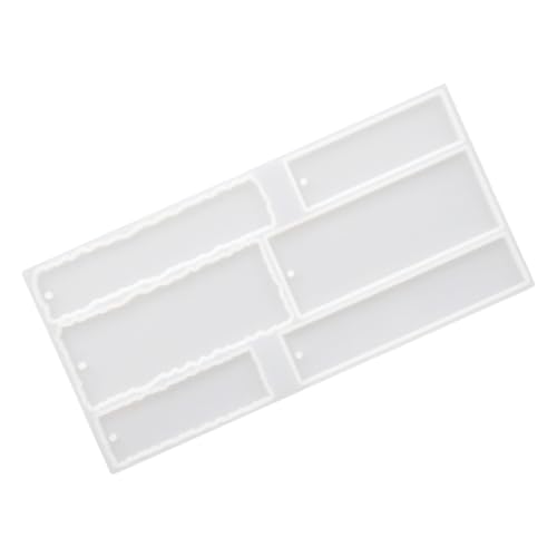 CLISPEED Silikonform Lesezeichen DIY Bastelform Flexible Geruchsfreie Silikonform mit Glatter Oberfläche Einfach zu Reinigen Langlebig für Anfänger und Kreative Kunstprojekte zu Hause von CLISPEED