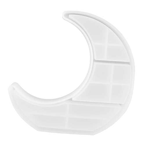 CLISPEED Silikonform Mondform Matte Silikon Tray Form für Schmuck Tablett DIY Epoxidharz Gießform Flexible Rutschfest Pflegeleicht für Kreative Dekorationen und Individuelle Geschenkideen von CLISPEED