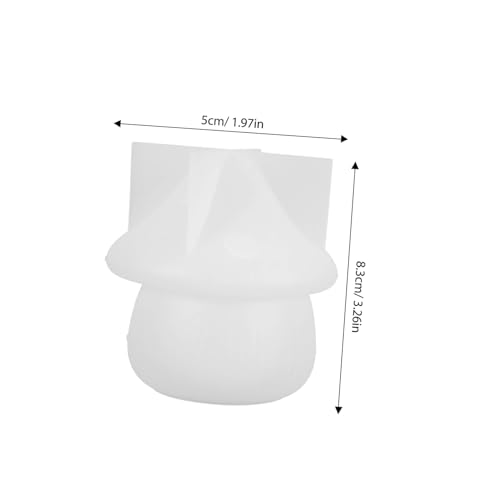CLISPEED Silikonform Pilzglas Flexibles Glattes DIY Harz Gießform Wiederverwendbar für Schmuck Dekoration Aufbewahrung von CLISPEED