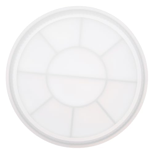CLISPEED Silikonform Rundes Tablett mit Elegantem Rand Hitzebeständig Flexibel Wiederverwendbar Geeignet für Epoxidharz Gießen Serviertablett Aufbewahrungstablett DIY Bastelbedarf CLISPEED Silikonform Rundes Tablett mit Elegantem Rand Hitzebeständig Flexibel Wiederverwendbar Geeignet für Epoxidharz Gießen Serviertablett Aufbewahrungstablett DIY Bastelbedarf von CLISPEED