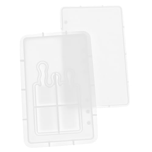 CLISPEED Silikonform für Epoxidharz DIY Bastelset Flexible Langlebige Silikonform Rechteckig Wiederverwendbar Dekorativ für Notizbuchhüllen Praktisches Ice Craft Mold von CLISPEED