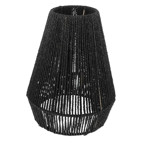 CLISPEED Simulierter Rattan Lampenschirm Gewebtes Papierseil Vintage Hängelampe für Wohnzimmer Küche Restaurant Weiches Licht Natürlicher Look Ersatz Lampenschirm Boho Deckenleuchte CLISPEED Simulierter Rattan Lampenschirm Gewebtes Papierseil Vintage Hängelampe für Wohnzimmer Küche Restaurant Weiches Licht Natürlicher Look Ersatz Lampenschirm Boho Deckenleuchte von CLISPEED