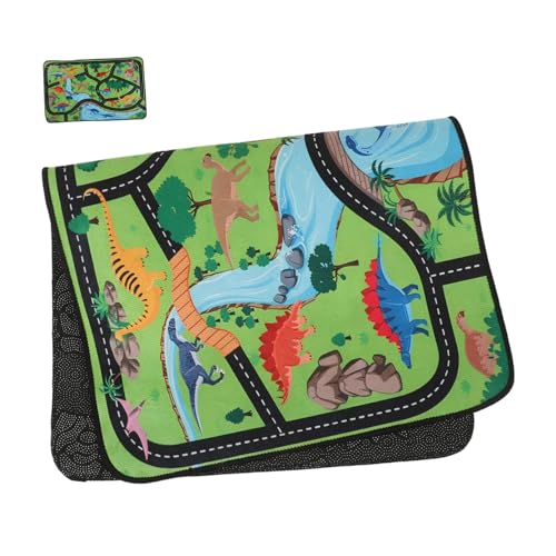 CLISPEED Spielmatte Dinosaurier Verkehrsteppich für Kleinkinder Rutschfester Faltbarer Teppich für Spielzimmer und Schlafzimmer Designs für Kreatives CLISPEED Spielmatte Dinosaurier Verkehrsteppich für Kleinkinder Rutschfester Faltbarer Teppich für Spielzimmer und Schlafzimmer Designs für Kreatives von CLISPEED