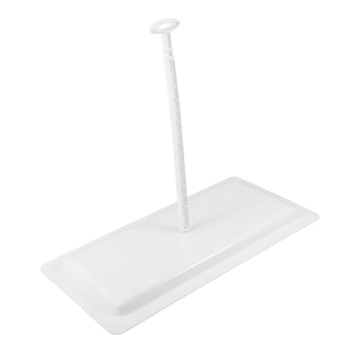 CLISPEED Squat Toilet Cover Abs Rechteckig Robust Einfach zu Reinigen Badezimmer Zubehör Toilettendeckel Ersatz Klodeckel von CLISPEED