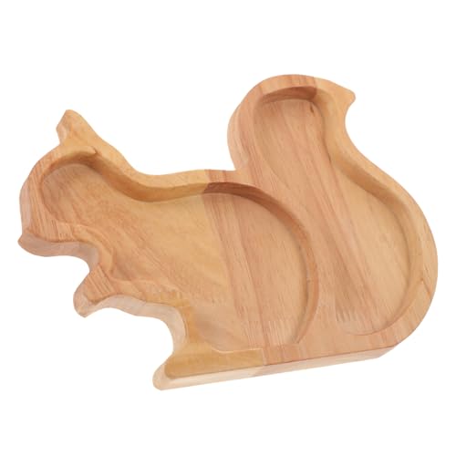 CLISPEED Squirrel Snackteller aus Holz Dekorative Servierplatte für Snacks und Früchte Lustiges Design für Partys Leicht zu Reinigen CLISPEED Squirrel Snackteller aus Holz Dekorative Servierplatte für Snacks und Früchte Lustiges Design für Partys Leicht zu Reinigen von CLISPEED