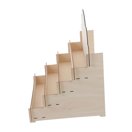 CLISPEED Stabiler Holz display ständer Treppenförmig Multifunktional für Grußkarten Postkarten Kosmetik Organizer Kompakter Tischaufsteller für Büro Zuhause Präsentation und Aufbewahrung CLISPEED Stabiler Holz display ständer Treppenförmig Multifunktional für Grußkarten Postkarten Kosmetik Organizer Kompakter Tischaufsteller für Büro Zuhause Präsentation und Aufbewahrung von CLISPEED