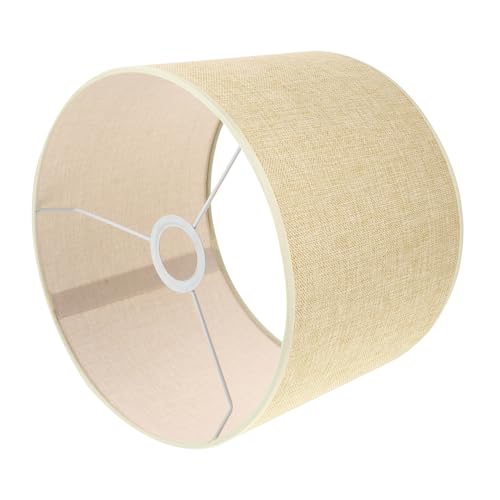 CLISPEED Stabiler Zylindrischer Lampenschirm aus Leinen Langlebiger Einfacher Stil für Schlafzimmer und Mädchenzimmer Dekorative Tisch Deckenleuchte CLISPEED Stabiler Zylindrischer Lampenschirm aus Leinen Langlebiger Einfacher Stil für Schlafzimmer und Mädchenzimmer Dekorative Tisch Deckenleuchte von CLISPEED