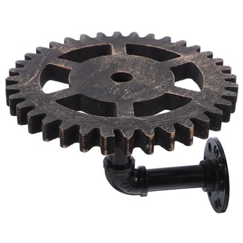 CLISPEED Steampunk Design Regal mit Industrie-rohren Rustikales Eisen Wandregal im Amerikanischen Landhausstil Vintage Retro Wandablage für Wohnzimmer Küche Schlafzimmer von CLISPEED