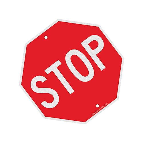 CLISPEED Stop Verkehrsschild Achtkant Warnschild Reflektierend Stoppschild Verkehrszeichen für Straßen und Verkehrswarnung CLISPEED Stop Verkehrsschild Achtkant Warnschild Reflektierend Stoppschild Verkehrszeichen für Straßen und Verkehrswarnung von CLISPEED