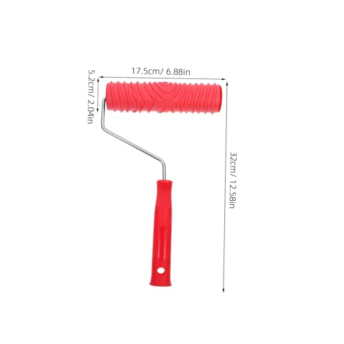 CLISPEED Strukturierter Farbroller für DIY Wanddekoration Präziser Prägeeffekt Langlebiger Gummiwalze Angenehmer Griff Geeignet für Wandkunst und Dekorative Oberflächen CLISPEED Strukturierter Farbroller für DIY Wanddekoration Präziser Prägeeffekt Langlebiger Gummiwalze Angenehmer Griff Geeignet für Wandkunst und Dekorative Oberflächen von CLISPEED