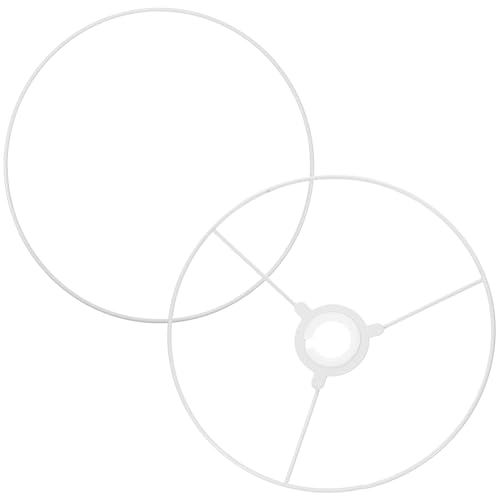 CLISPEED Teiliges Lampenschirm ring Robustem Metall DIY Lampenschirmrahmen für Tisch Stehlampen Installieren Dekorativ Vielseitig Einsetzbar für Pendel Deckenleuchten von CLISPEED