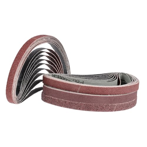 CLISPEED Teiliges Schleifband aus Aluminiumoxid Körnung bis Vielseitig Einsetzbar für Holz Kunststoff zum Schleifen und Polieren Komplexer Oberflächen in und Industrie von CLISPEED