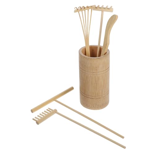 CLISPEED Teiliges Zen Garten Rechen aus Miniatur Sand Rake Kit für Schreibtisch Dekoration Langlebige Gartengeräte für Kreative Sandlandschaften für Büro und Zuhause zur Entspannung CLISPEED Teiliges Zen Garten Rechen aus Miniatur Sand Rake Kit für Schreibtisch Dekoration Langlebige Gartengeräte für Kreative Sandlandschaften für Büro und Zuhause zur Entspannung von CLISPEED