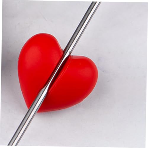 CLISPEED Thermometer Clip Rot für Kochthermometer Sonde Stabiler Topfclip zum Halten von Zuckerthermometern Vielseitig Einsetzbar für Kochen und Backen Platzsparend und Einfach zu von CLISPEED