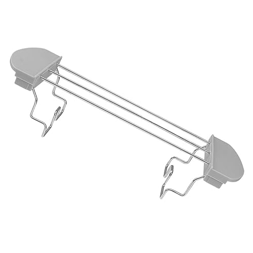 CLISPEED Toastgrill Sandwich-Rack für Toaster Sandwichhalter für Toaster Toaster-Wärmeständer mit Toastständer Toasthaltergestell Toaster wärmergestell Toaster-Wärmegestelle Eisen Hellgrau von CLISPEED