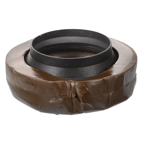 CLISPEED Toiletten Wachsdichtung Flanschset mit Verstärktem Sitz Gummiring Wc Reparaturkit Stabil Dicht Geruchsfrei Einfache Montage von CLISPEED
