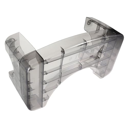 CLISPEED Toilettenhocker Transparent Kunststoff Klappbar rutschfest Kompakt für Erwachsene und Toilettensitz Erhöhung Leichter Badezimmer Hocker Geeignet für Hocktoilette und Sitztoilette von CLISPEED
