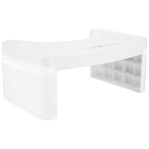 CLISPEED Toilettenhocker für Erwachsene Rutschfester Hocker für Badezimmer Stabiler Poop Stool mit Rutsch Design für Komfortables Sitzen und Toilettennutzung von CLISPEED