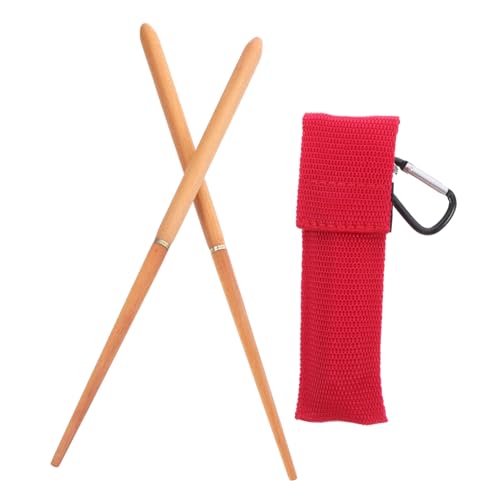 CLISPEED Tragbare Essstäbchen Für Den Außenbereich Essstäbchen Aus Holz Zum Kochen Wiederverwendbare Utensilien Für Camping von CLISPEED