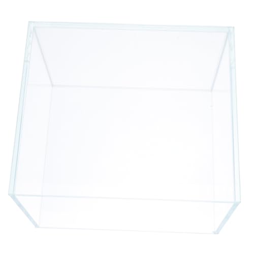 CLISPEED Transparent Desktop Betta Fisch Tank für Kleines Büro oder Zuhause Design Platzsparend für Fischliebhaber und Aquarienpflanzen von CLISPEED