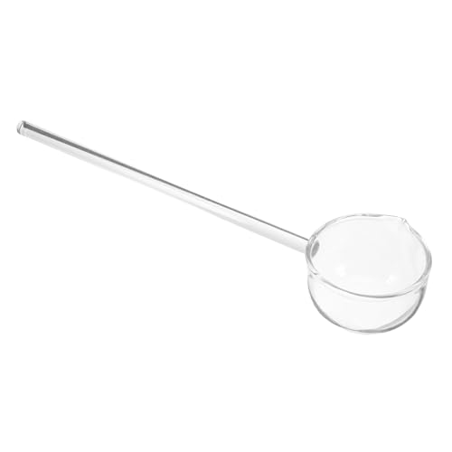 CLISPEED Transparente Teelöffel mit Langem zum Rühren von Cocktail Dessert Joghurt Vielseitig für Tischgedeck von CLISPEED