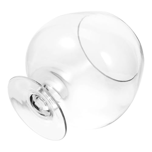 CLISPEED Transparenter Goldfischglas Betta Tank Multifunktionaler Desktop Aquarium Blumentopf für Büro Gartendekoration von CLISPEED