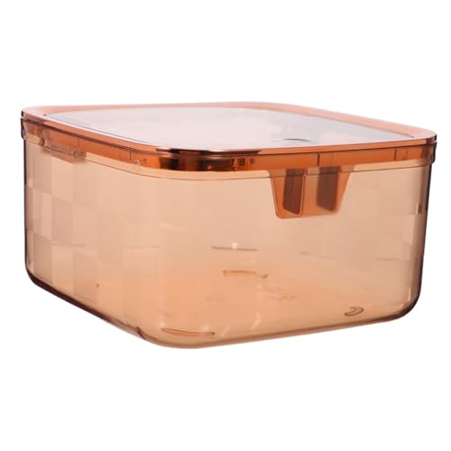 CLISPEED Transparenter Mini Tischmülleimer mit Druckverschluss und Dekorativer Rasteroptik Kleiner Desktop Abfalleimer für Büro Badezimmer Küche Praktischer Tischabfallbehälter CLISPEED Transparenter Mini Tischmülleimer mit Druckverschluss und Dekorativer Rasteroptik Kleiner Desktop Abfalleimer für Büro Badezimmer Küche Praktischer Tischabfallbehälter von CLISPEED