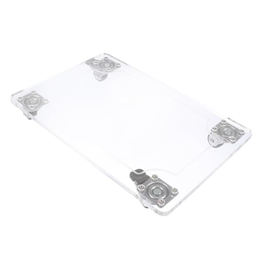 CLISPEED Transparenter Quadratischer Blumentopf Rolluntersatz aus Hochwertigem Acryl mit Universellen Leichtgängigen Praktisch und Platzsparend als Beweglicher Pflanzenhalter für Innen und CLISPEED Transparenter Quadratischer Blumentopf Rolluntersatz aus Hochwertigem Acryl mit Universellen Leichtgängigen Praktisch und Platzsparend als Beweglicher Pflanzenhalter für Innen und von CLISPEED