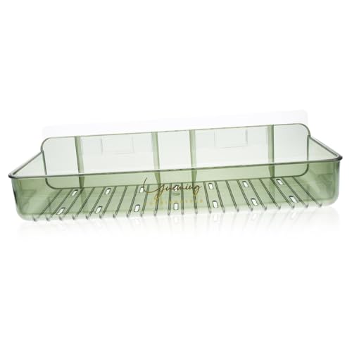 CLISPEED Transparenter Selbstklebender Badezimmer Wandorganizer aus Pet ohne Bohren Platzsparend Langlebig als Toilettenpapierhalter und Seifenablage für Dusche und Wc CLISPEED Transparenter Selbstklebender Badezimmer Wandorganizer aus Pet ohne Bohren Platzsparend Langlebig als Toilettenpapierhalter und Seifenablage für Dusche und Wc von CLISPEED