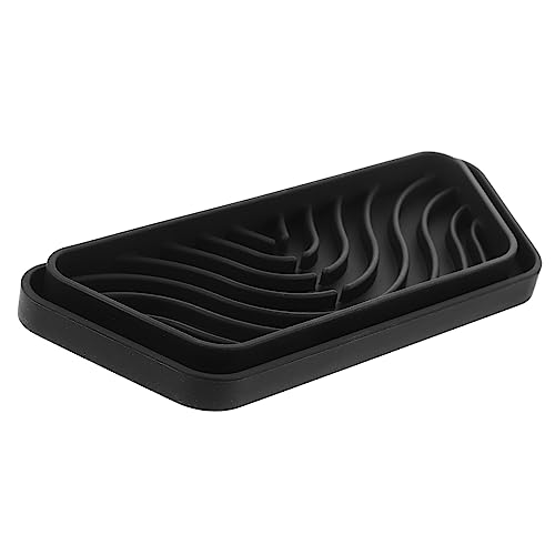 CLISPEED Tropfschale Ablassregal Tablett Kühlschrank Tropfen Halter Für Wasserauffangschale Tropfschutz Kieselgel Schwarz von CLISPEED