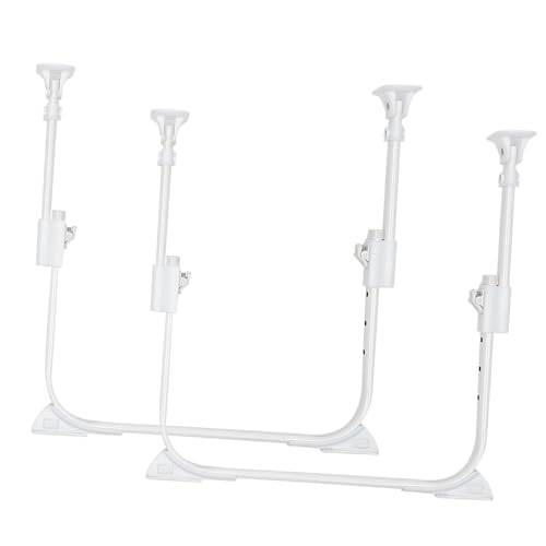 CLISPEED U Förmige Selbstverriegelnde Klappbare Tischbeine Verstellbare Möbelbeine für Bett und Schreibtische Platzsparend und Installieren für Home Office und Studentenarbeitsplätze von CLISPEED