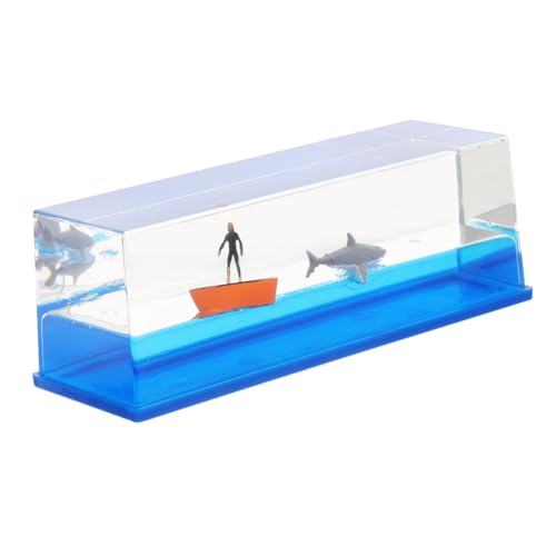CLISPEED Unsinkbares Surf Deko Fluidflasche Surfer Modell Tischornament für Büro Schreibtisch Jungen Ocean Thema von CLISPEED