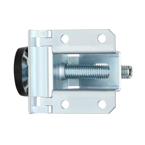 CLISPEED Verstellbare Möbelfüße aus Stahl Schwere Belastbare Nivellierfüße mit Schraubgewinde Bodenschutz und rutschfeste Möbelbeine für Schrank Tisch Regal Vielseitig Einsetzbar Silber von CLISPEED