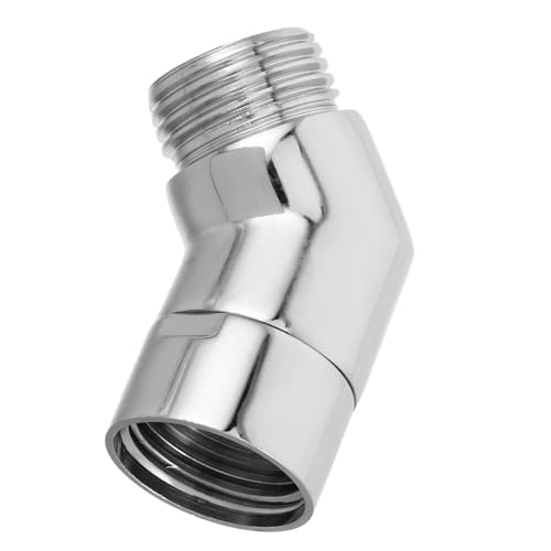 CLISPEED Verstellbarer Duschkopf Winkelstück Messing Adapter für Handbrause Flexibel Schwenkbar Duschkopfhalter Ersatzteile Komfortable Winkelverstellung Badezimmer von CLISPEED