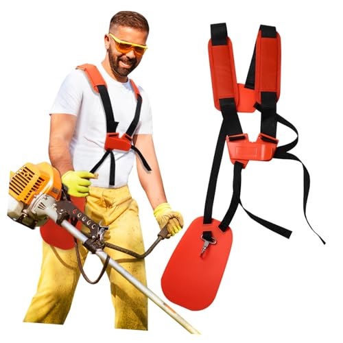 CLISPEED Verstellbarer Gepolsterter Doppelschultergurt für Rasentrimmer und Motorsense Robuster Tragegurt für Freischneider und Gartengeräte Komfortabel Belastungsreduzierend Schnelle CLISPEED Verstellbarer Gepolsterter Doppelschultergurt für Rasentrimmer und Motorsense Robuster Tragegurt für Freischneider und Gartengeräte Komfortabel Belastungsreduzierend Schnelle von CLISPEED