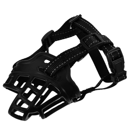 CLISPEED Verstellbarer Hundemaulkorb aus Langlebigem TPR Material Bellen und Biss Maske für Kleine und Mittelgroße Hunde Praktischer Tragbarer Schutz für Training und Alltag von CLISPEED
