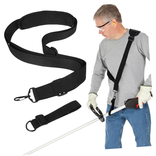 CLISPEED Verstellbarer Rasentrimmer Schultergurt mit Ergonomischer Gewichtsverteilung Langlebig und Widerstandsfähig für Damen und Herren Schulter und Handgelenkbelastung bei Motorsensen von CLISPEED