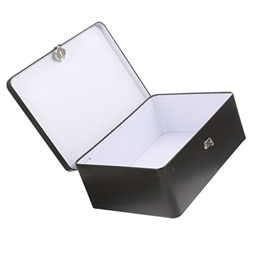 CLISPEED Vintage Aufbewahrungsbox Mittel mit Schloss und Schlüssel Stabile Blechdose für Schmuck Süßigkeiten Kleine Geschenke Dekorative und Praktische Desktop Organizer CLISPEED Vintage Aufbewahrungsbox Mittel mit Schloss und Schlüssel Stabile Blechdose für Schmuck Süßigkeiten Kleine Geschenke Dekorative und Praktische Desktop Organizer von CLISPEED