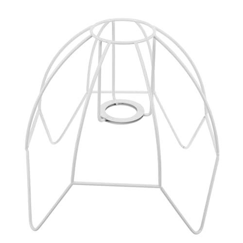 CLISPEED Vintage Lampenschirmhalter DIY Rahmen für Tischlampe und Kronleuchter Rostfrei Stabil Vielseitig Einsetzbar für Wohn Arbeitsbereich Einfacher Lampenschirmhalter zum Selbermachen von CLISPEED