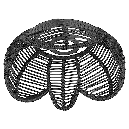 CLISPEED Vintage Rattan Lampenschirm Lotusform für Deckenleuchten Leichte Installation Rustikaler Stil für Restaurant und Zuhause Geschenkidee zu Besonderen Anlässen CLISPEED Vintage Rattan Lampenschirm Lotusform für Deckenleuchten Leichte Installation Rustikaler Stil für Restaurant und Zuhause Geschenkidee zu Besonderen Anlässen von CLISPEED