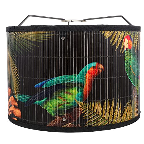 CLISPEED Vintage Rattan Lampenschirm Retro Hängelampe mit Stilvollem Blumenmuster für Kreative Raumdekoration Geeignet für Pendelleuchten und Tischlampen Langlebig und Pflegeleicht CLISPEED Vintage Rattan Lampenschirm Retro Hängelampe mit Stilvollem Blumenmuster für Kreative Raumdekoration Geeignet für Pendelleuchten und Tischlampen Langlebig und Pflegeleicht von CLISPEED
