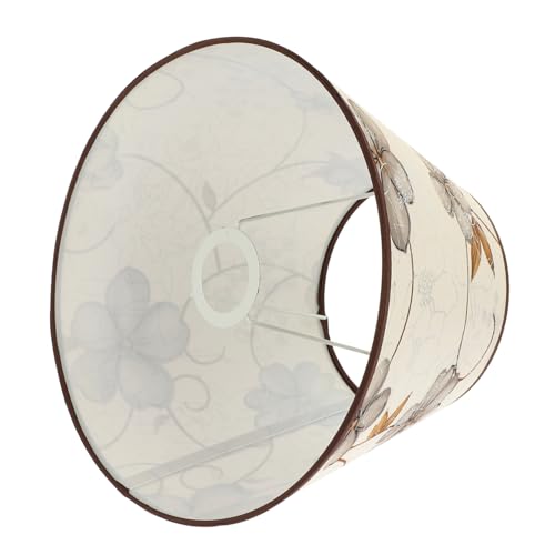 CLISPEED Vintage Stil Lampenschirm für Deckenlampe Graue Abdeckung mit Blumenmuster für Wohnzimmer Schlafzimmer und Flur Robustes Design Installieren und Langlebig CLISPEED Vintage Stil Lampenschirm für Deckenlampe Graue Abdeckung mit Blumenmuster für Wohnzimmer Schlafzimmer und Flur Robustes Design Installieren und Langlebig von CLISPEED