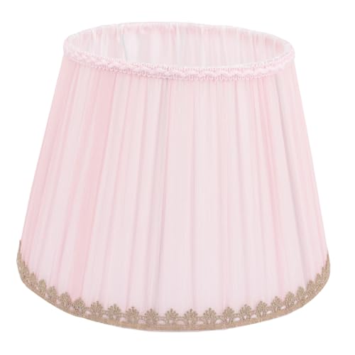 CLISPEED Vintage Stoff Lampenschirm für Tischleuchte Fassung Robustes Eisen Gestell Plissierter Twill Stoff Sanftes Licht für Wohnzimmer Schlafzimmer und Hotelzimmer CLISPEED Vintage Stoff Lampenschirm für Tischleuchte Fassung Robustes Eisen Gestell Plissierter Twill Stoff Sanftes Licht für Wohnzimmer Schlafzimmer und Hotelzimmer von CLISPEED
