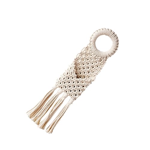 CLISPEED Wandbehang Aus Baumwollfaden Makramee-quastenanhänger Wandtapisserie Geeignet Für Wohnzimmer Schlafzimmer Babyzimmer Und Außendekoration von CLISPEED