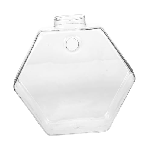 CLISPEED Wanddekor Einzigartige Vase Aus Glas Wandvase Transparenter Hängender Pflanztopf Hydrokulturvase Zum Aufhängen Für Pflanzen CLISPEED Wanddekor Einzigartige Vase Aus Glas Wandvase Transparenter Hängender Pflanztopf Hydrokulturvase Zum Aufhängen Für Pflanzen von CLISPEED