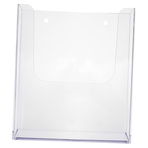CLISPEED Wandhalterung Dokumentenorganizer Transparent Wandmontierter Prospekthalter Robuster Prospektständer Aktenständer für Büroaufbewahrung und Schreibtischorganisation CLISPEED Wandhalterung Dokumentenorganizer Transparent Wandmontierter Prospekthalter Robuster Prospektständer Aktenständer für Büroaufbewahrung und Schreibtischorganisation von CLISPEED